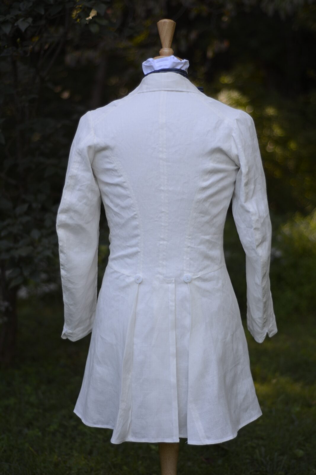 1860s Unlined Linen Paletot