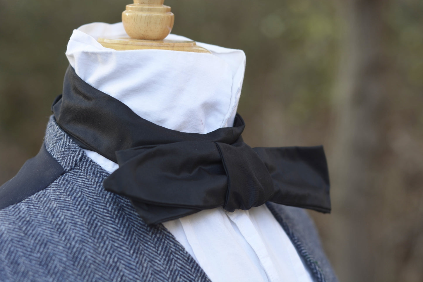 Black Silk Cravat
