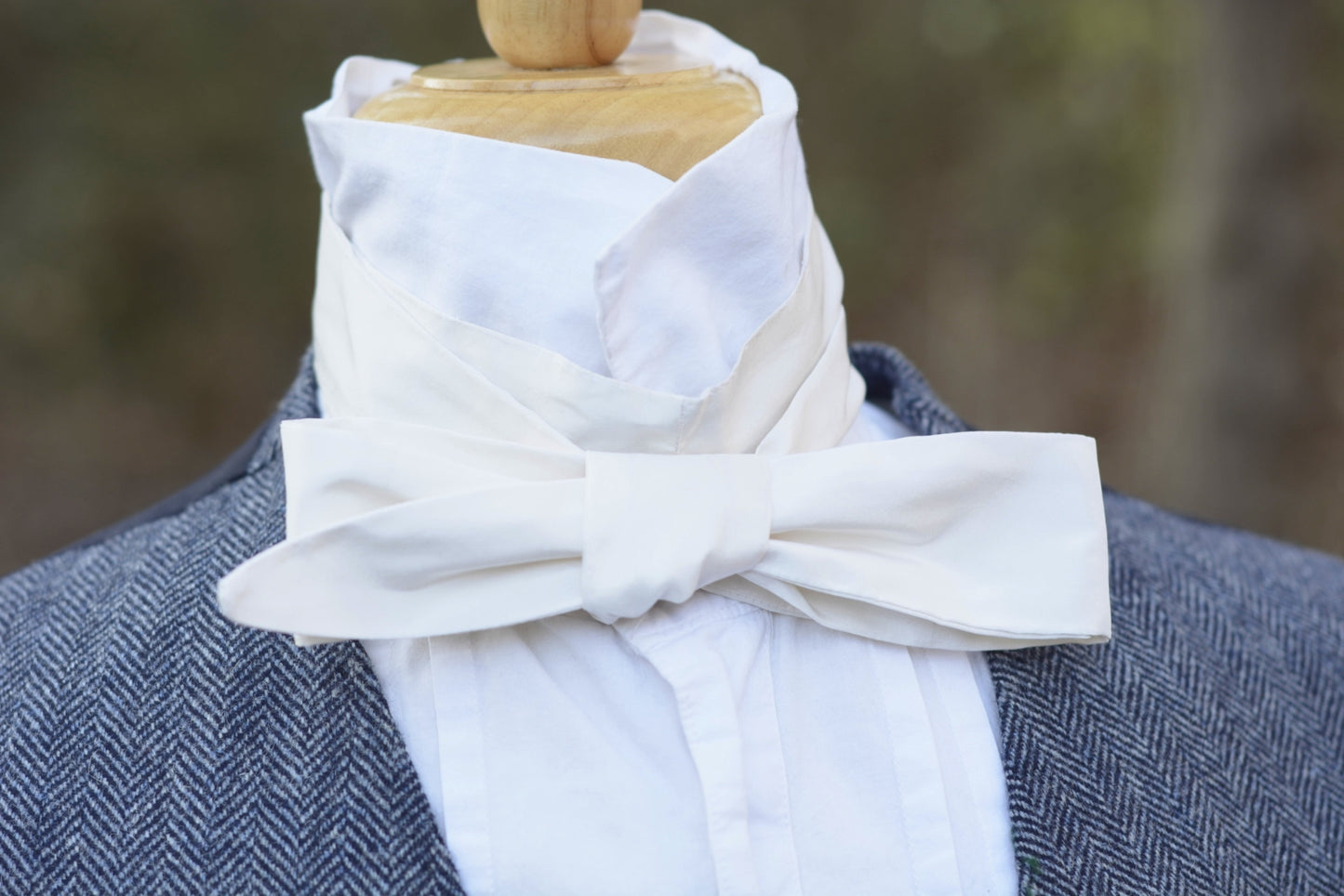 White Silk Cravat