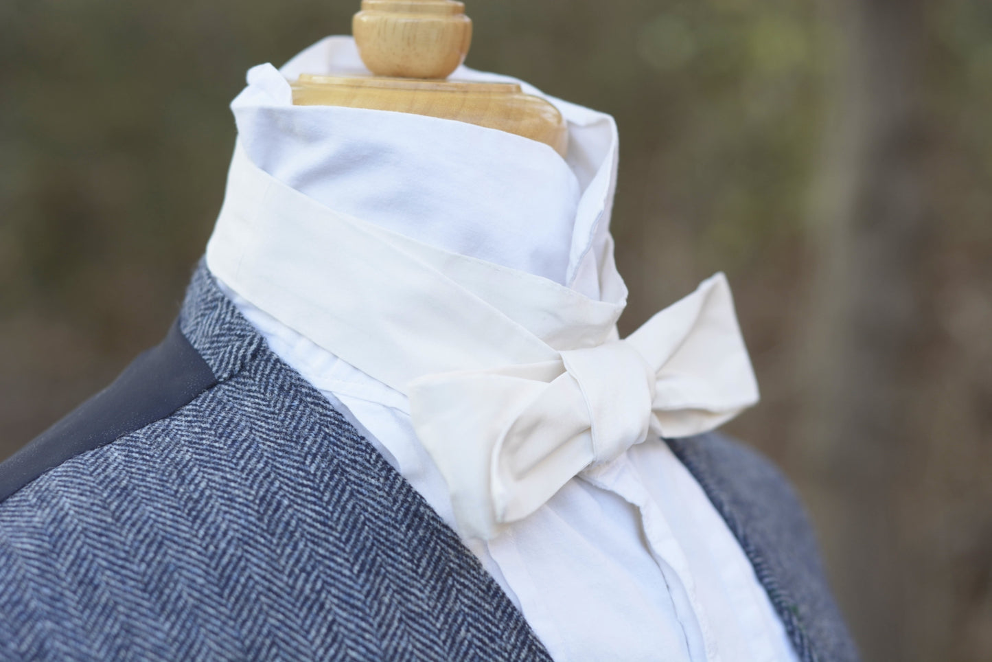 White Silk Cravat