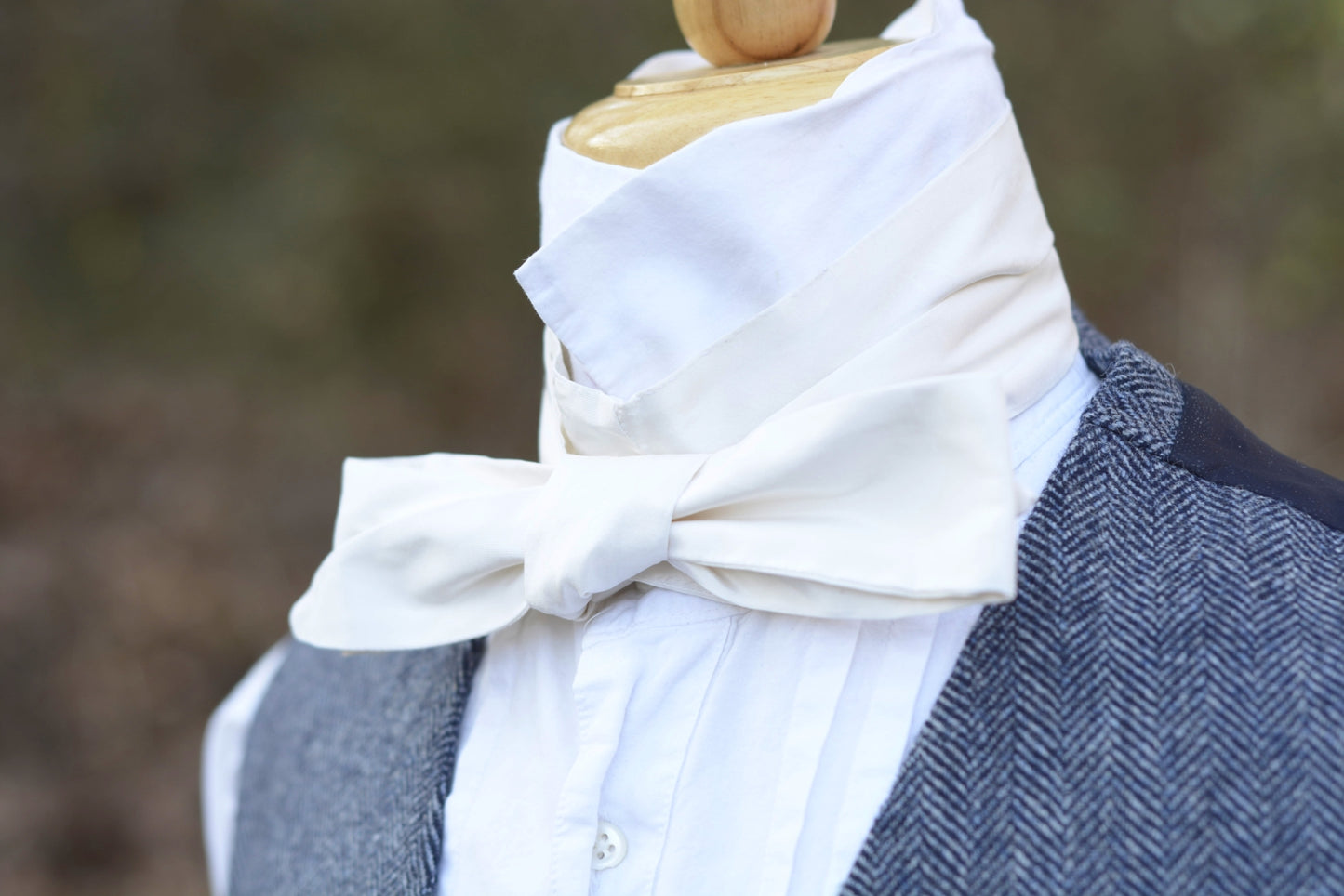 White Silk Cravat