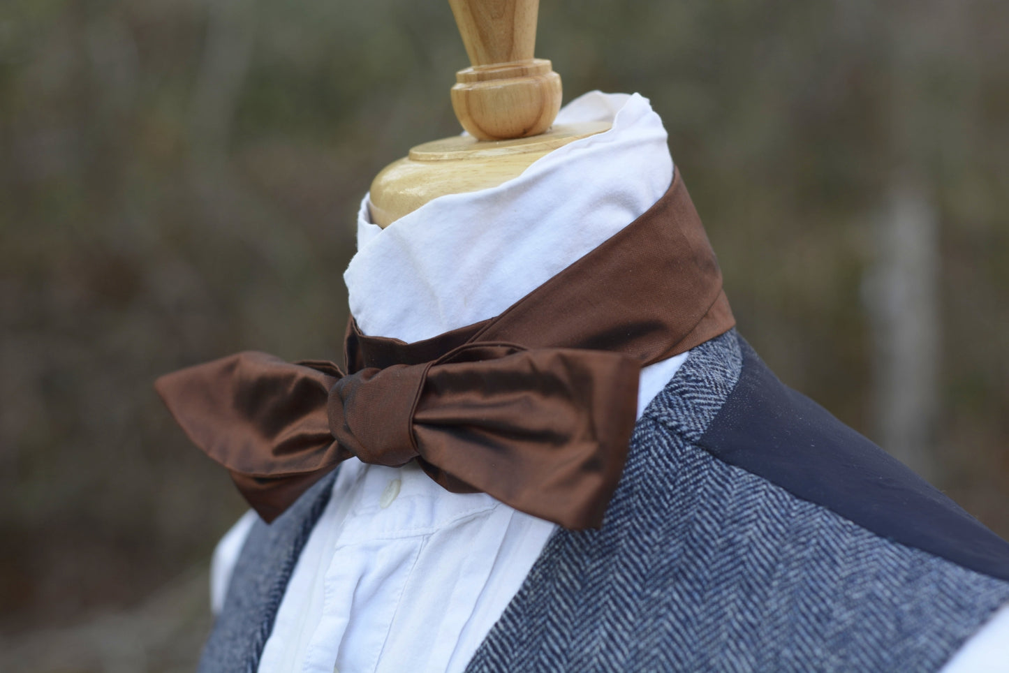 Brown Silk Cravat