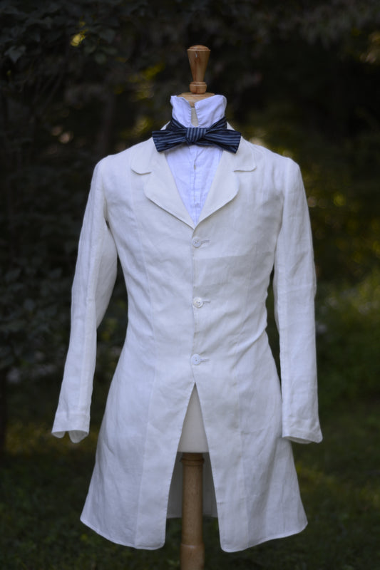 1860s Unlined Linen Paletot