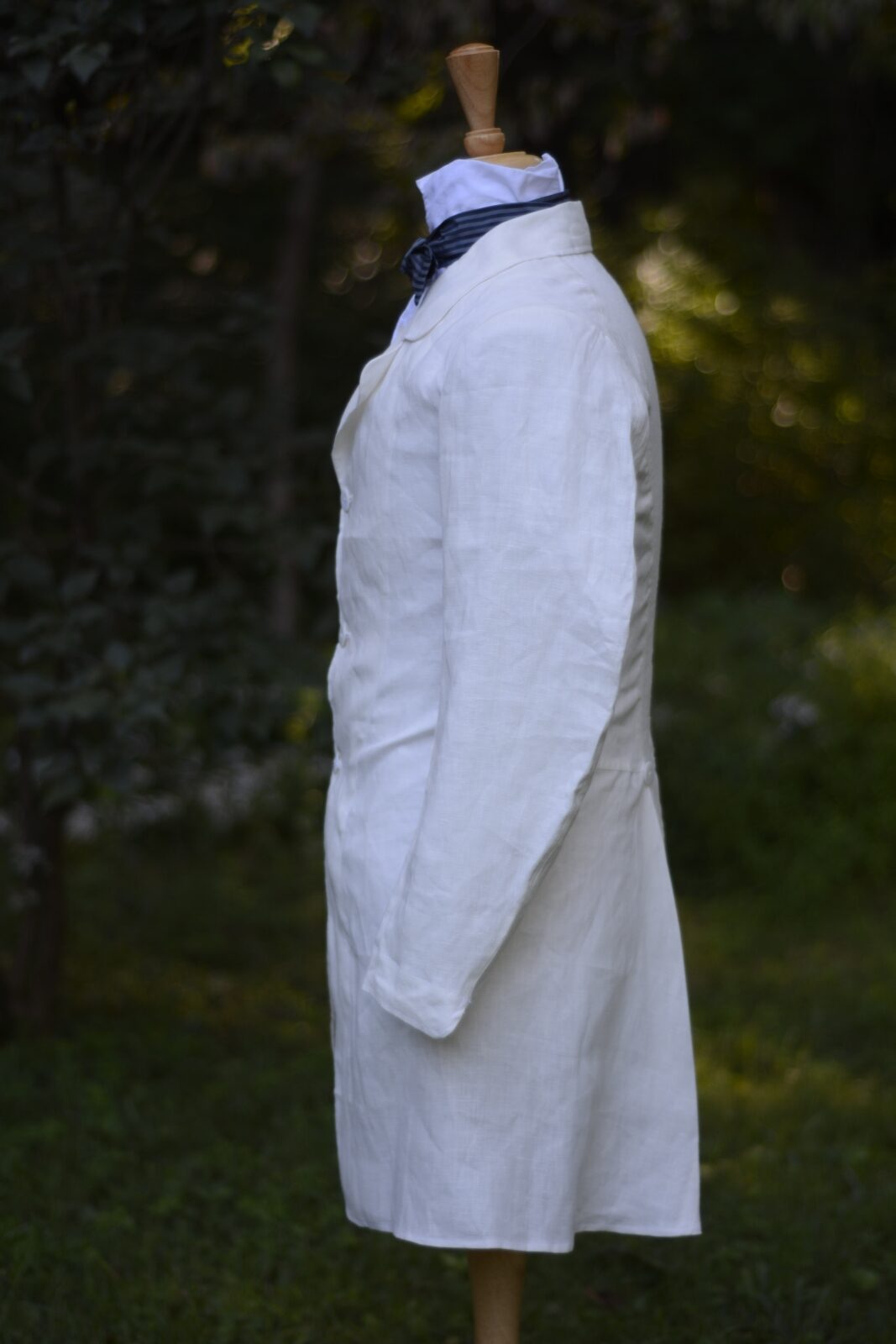 1860s Unlined Linen Paletot
