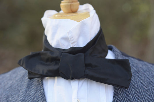 Black Silk Cravat