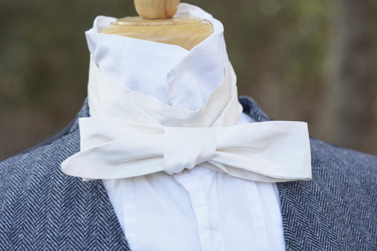 White Silk Cravat