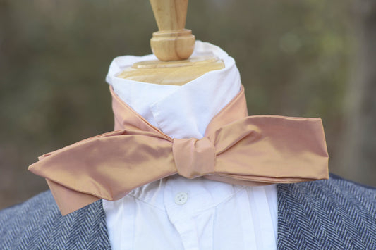 Peach Silk Cravat