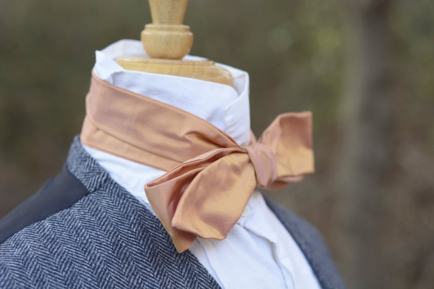 Peach Silk Cravat