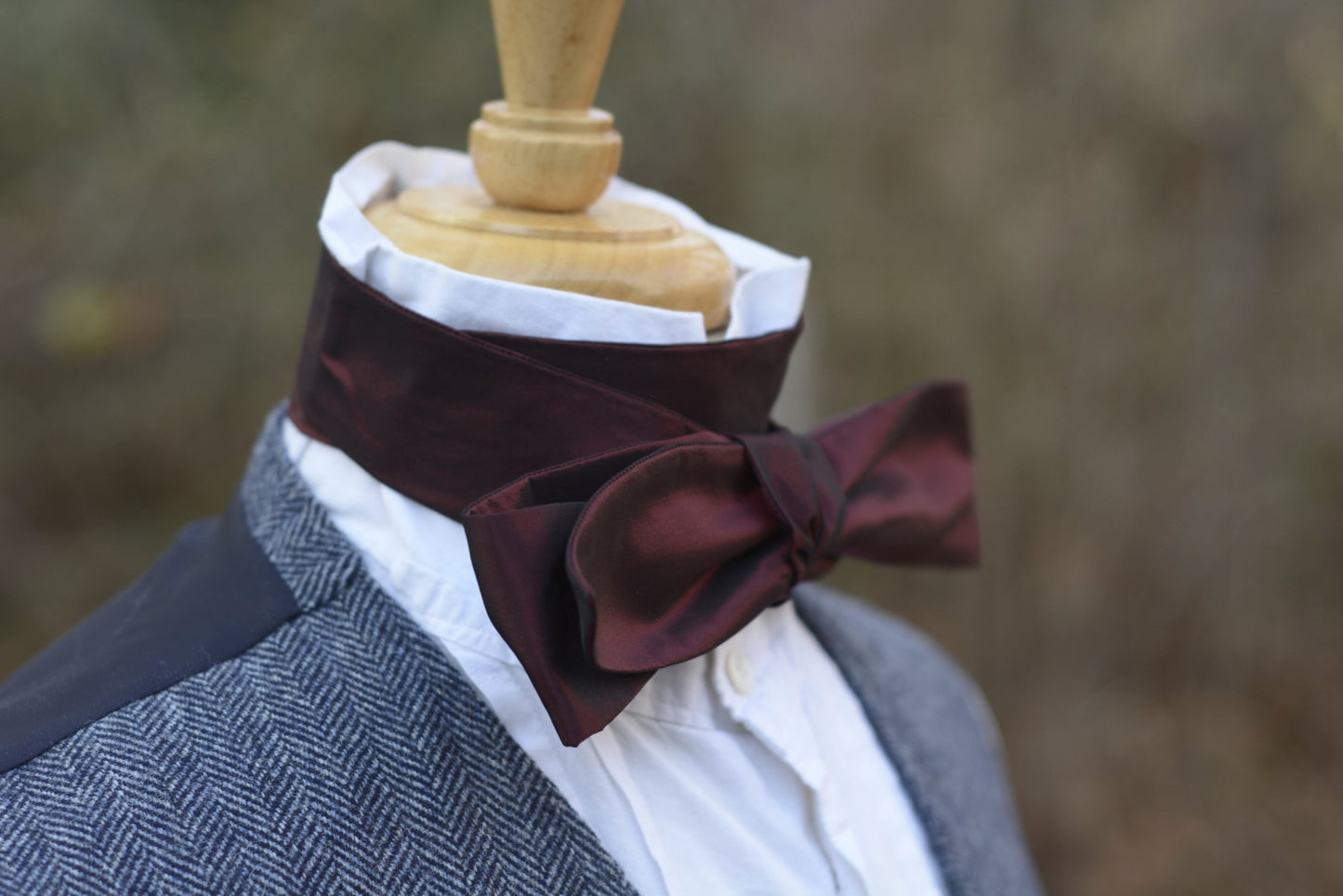Maroon Silk Cravat