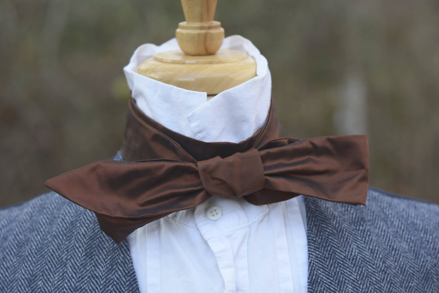 Brown Silk Cravat