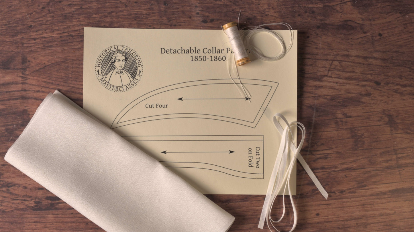 1860s Detachable Shirt Collar Kit